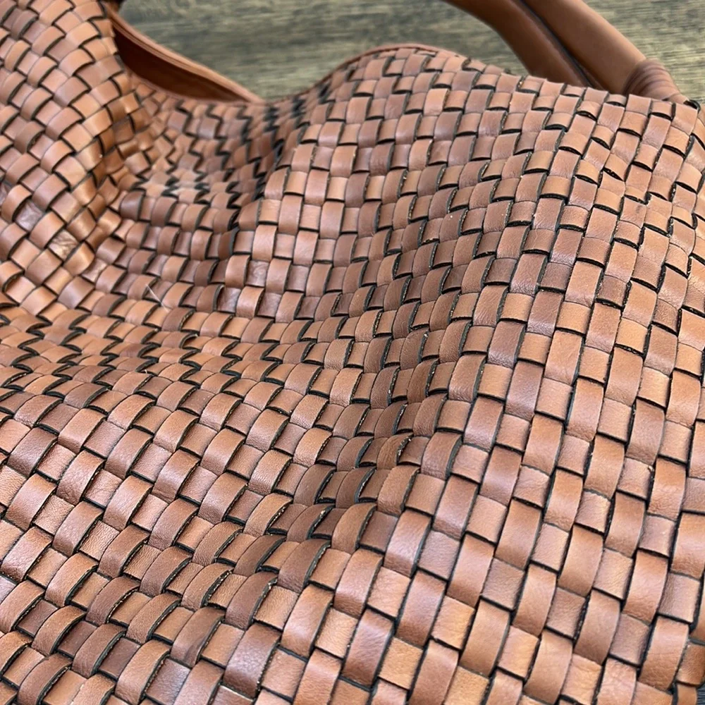 NWT Woven leather shoulder/hobo bag - Picture 6 of 16
